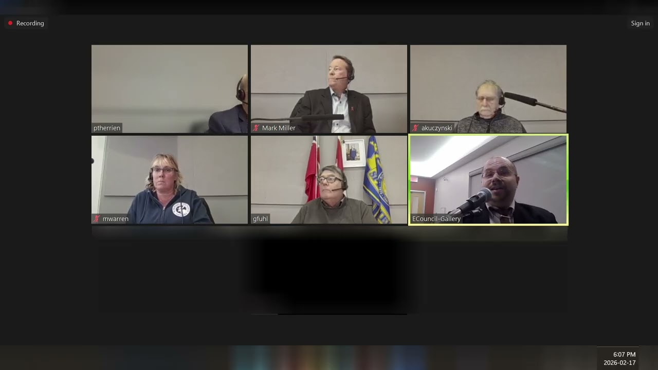 RM of Springfield Council Meeting February 17, 2026 (Zoom Footage)
