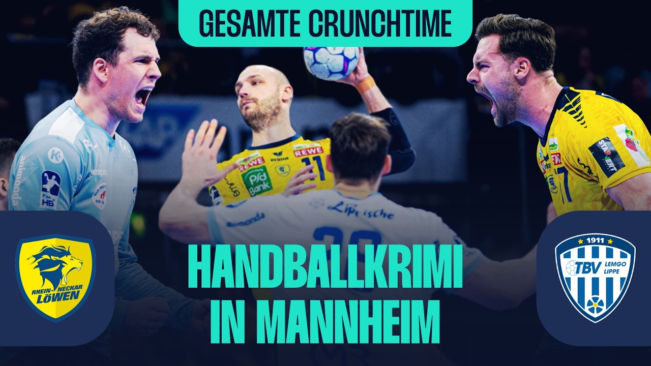SPANNUNG bis zum Schluss I Gesamte Crunchtime @Rhein-NeckarLöwen 🆚 @tbvlemgo1911