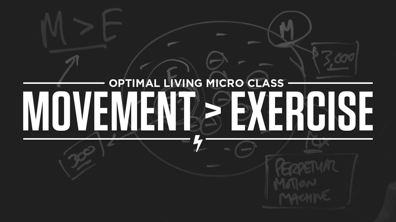 Micro Class: Movement Is Greater than Exercise