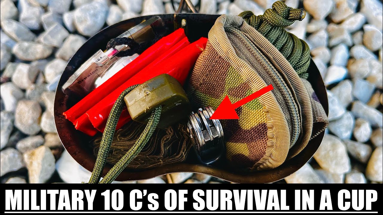Military 10 C's of Survival in a Cup!
