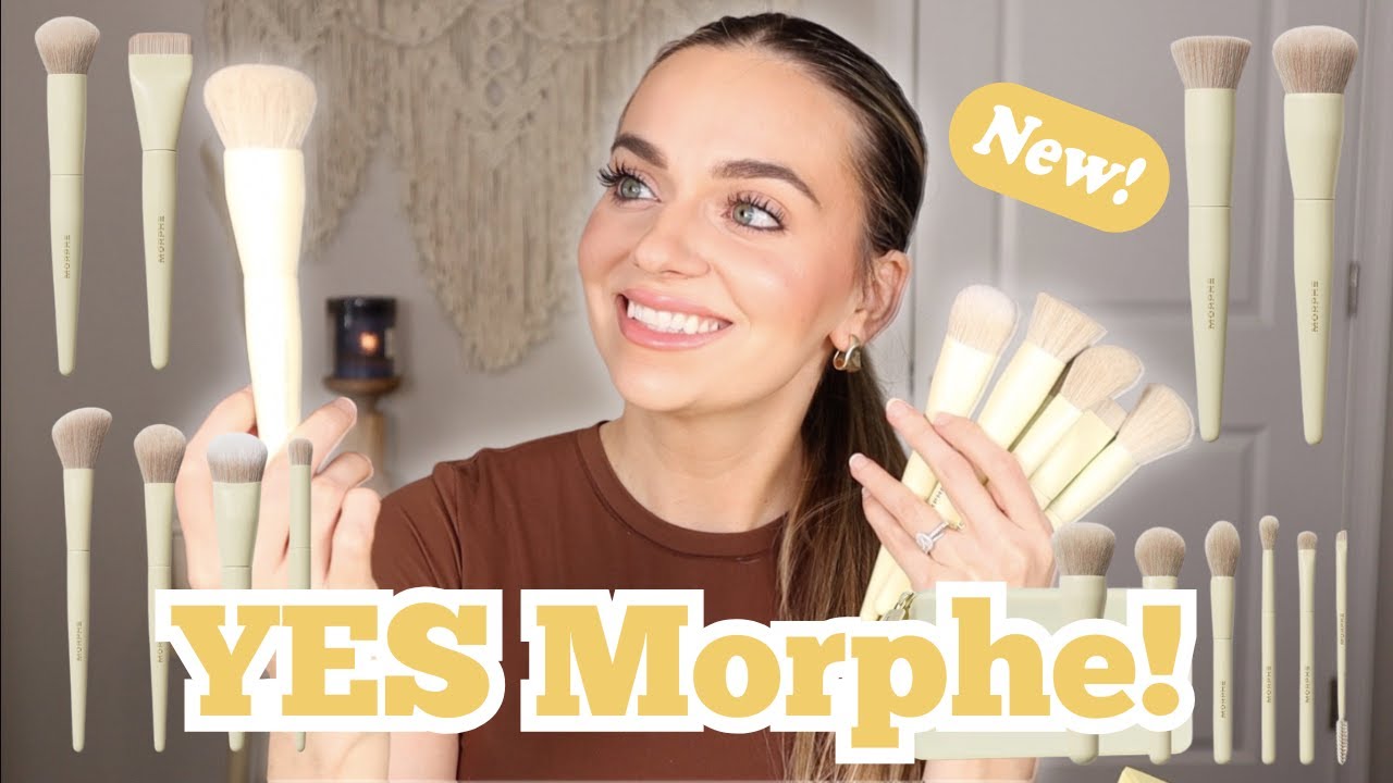 NEW Morphe Buttery Blends Makeup Brushes Review!! SO SOFT!!