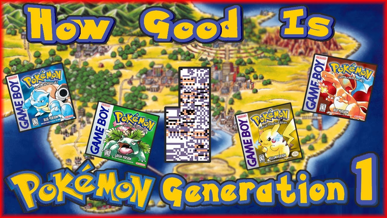 Pokemon Game Analysis: How Good Is Pokemon Generation 1?
