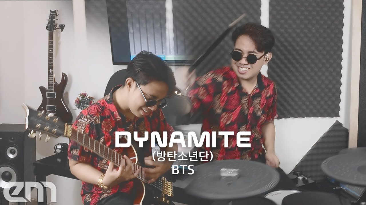 BTS (방탄소년단) - Dynamite | Guitar & Drum Cover by Erza Mallenthinno