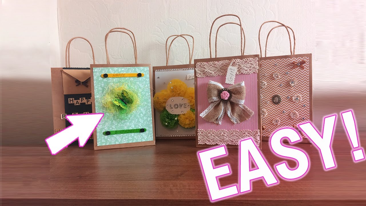 How to make these LOVELY Decoration Paper Bags