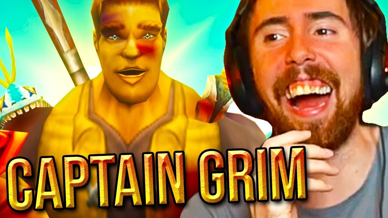 Asmongold Can't Stop Laughing At Captain Grim's Videos (Classic WoW VS BFA)