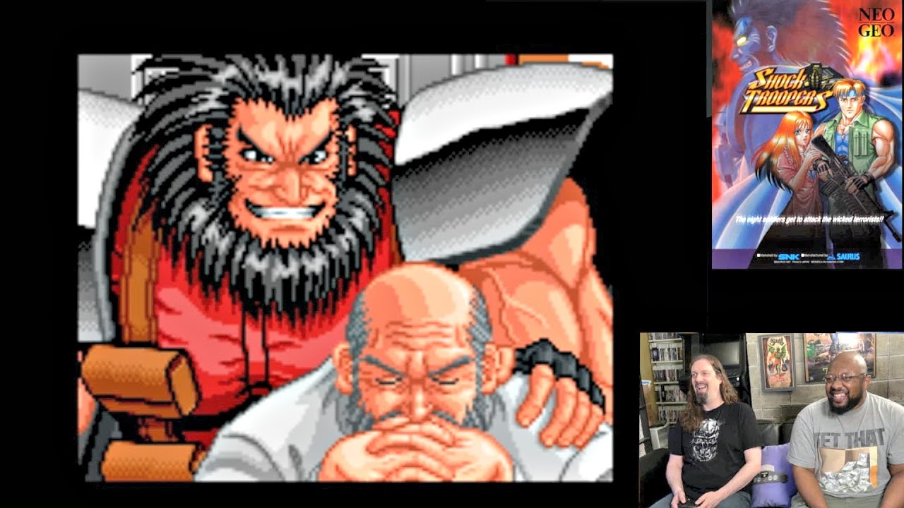 Let's Play SHOCK TROOPERS (NEO-GEO) on Nintendo Switch: Co-op w/ Reggie!