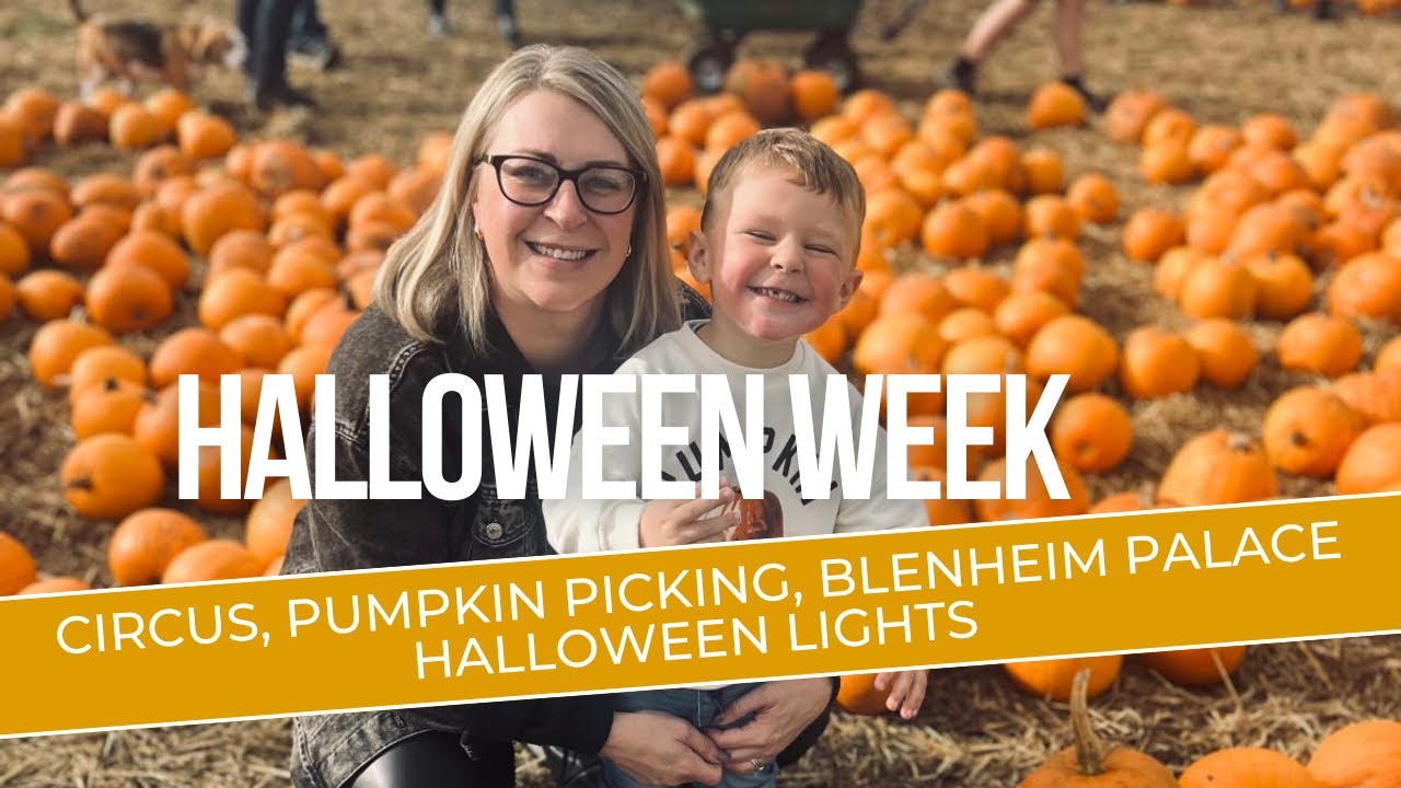 HALLOWEEN WEEK 2024 | BLENHEIM PALACE | MILLETS FARM CIRCUS | PUMPKIN PICKING
