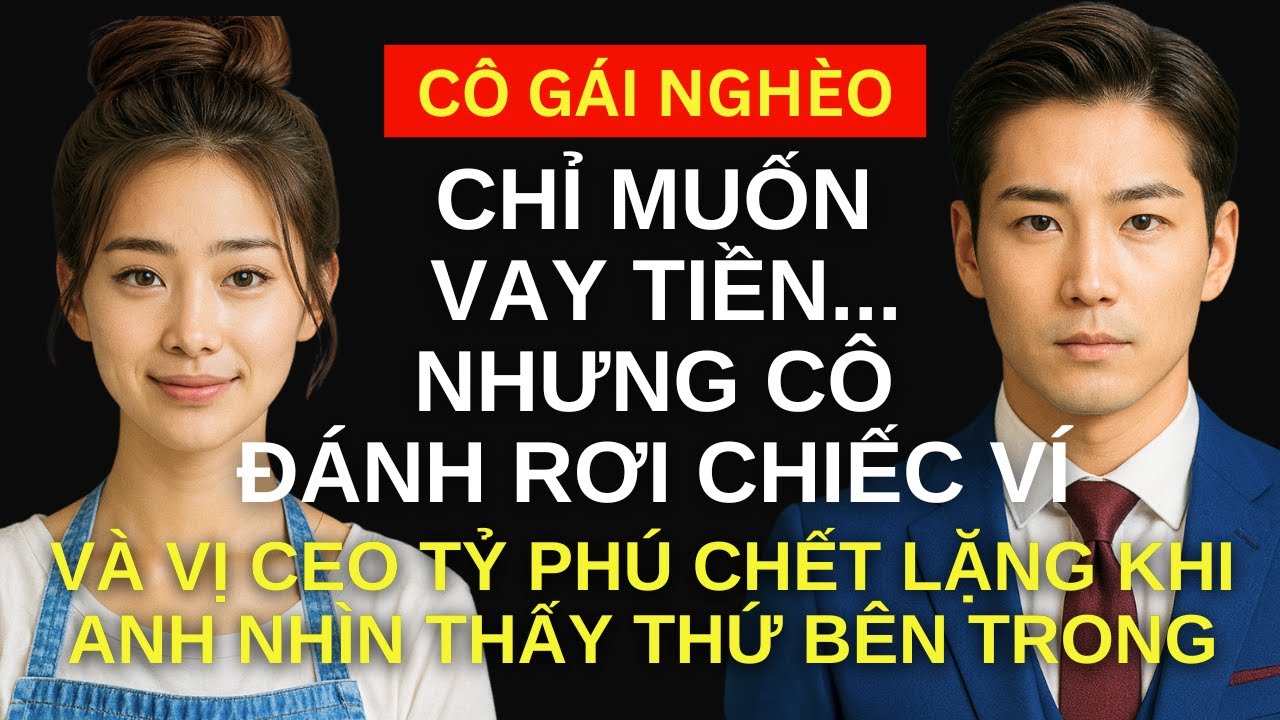 Cô Gái Nghèo Chỉ Muốn VAY TIỀN… Nhưng Cô Đánh Rơi CHIẾC VÍ Và CEO Tỷ Phú CHẾT LẶNG Khi Anh Nhìn Thấy