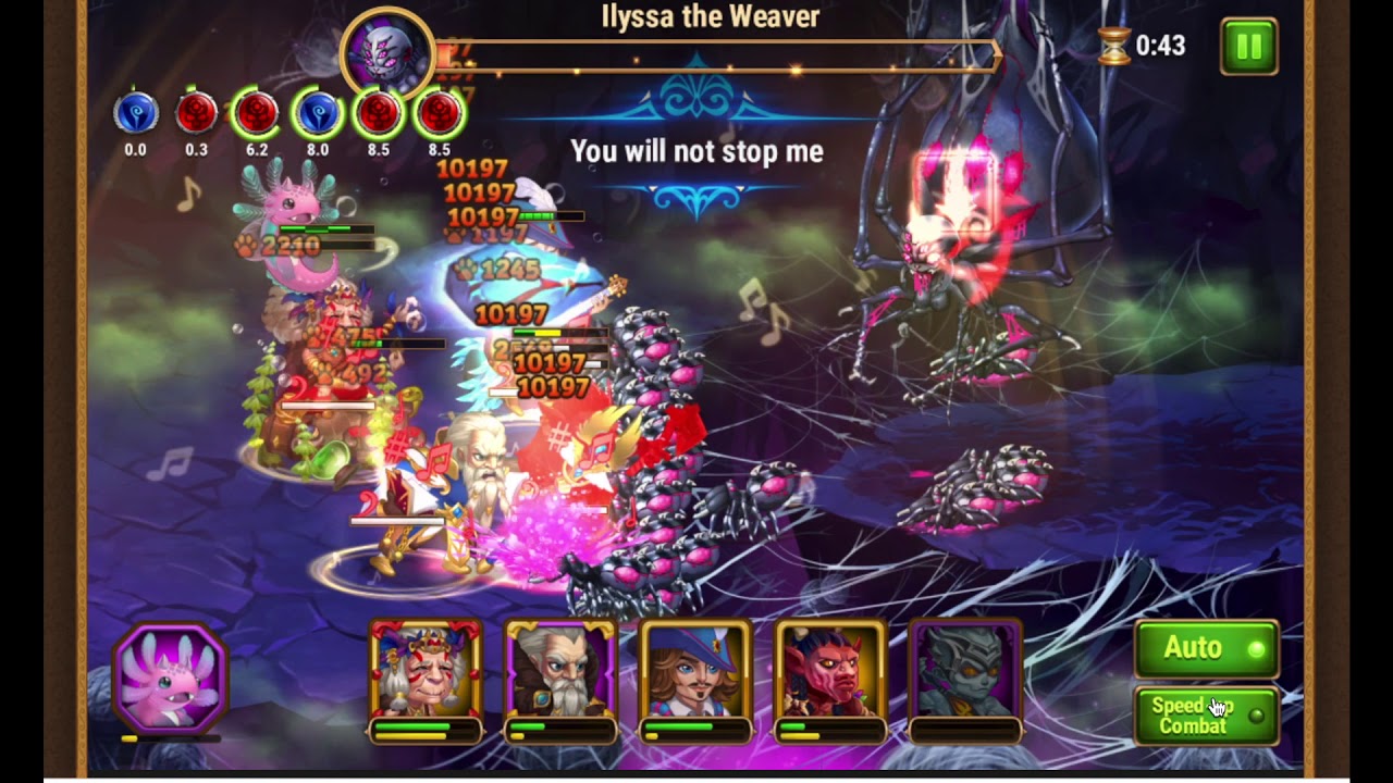 Ilyssa the Weaver (160) Outland Boss | Hero Wars