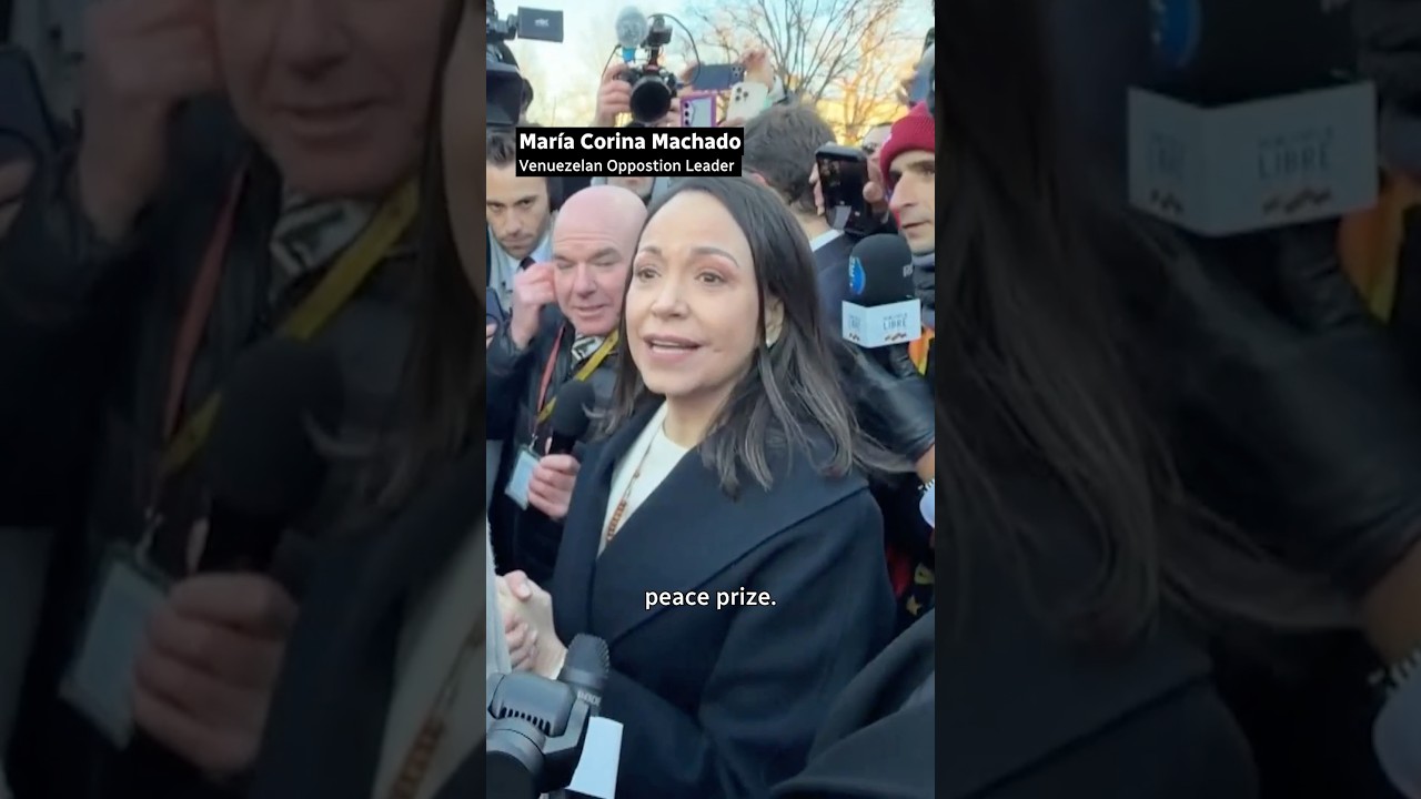 Venezuelan Nobel winner says she offered Trump her medal