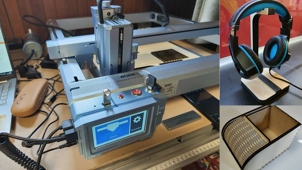 Test de la Ikier K1 Pro 24W : gravure et découpe laser