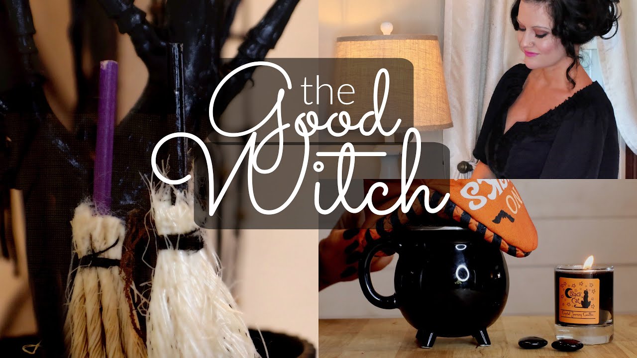 The Good Witch's Halloween | MAKE TEA & DECORATE with me | Spooky Silent Vlog