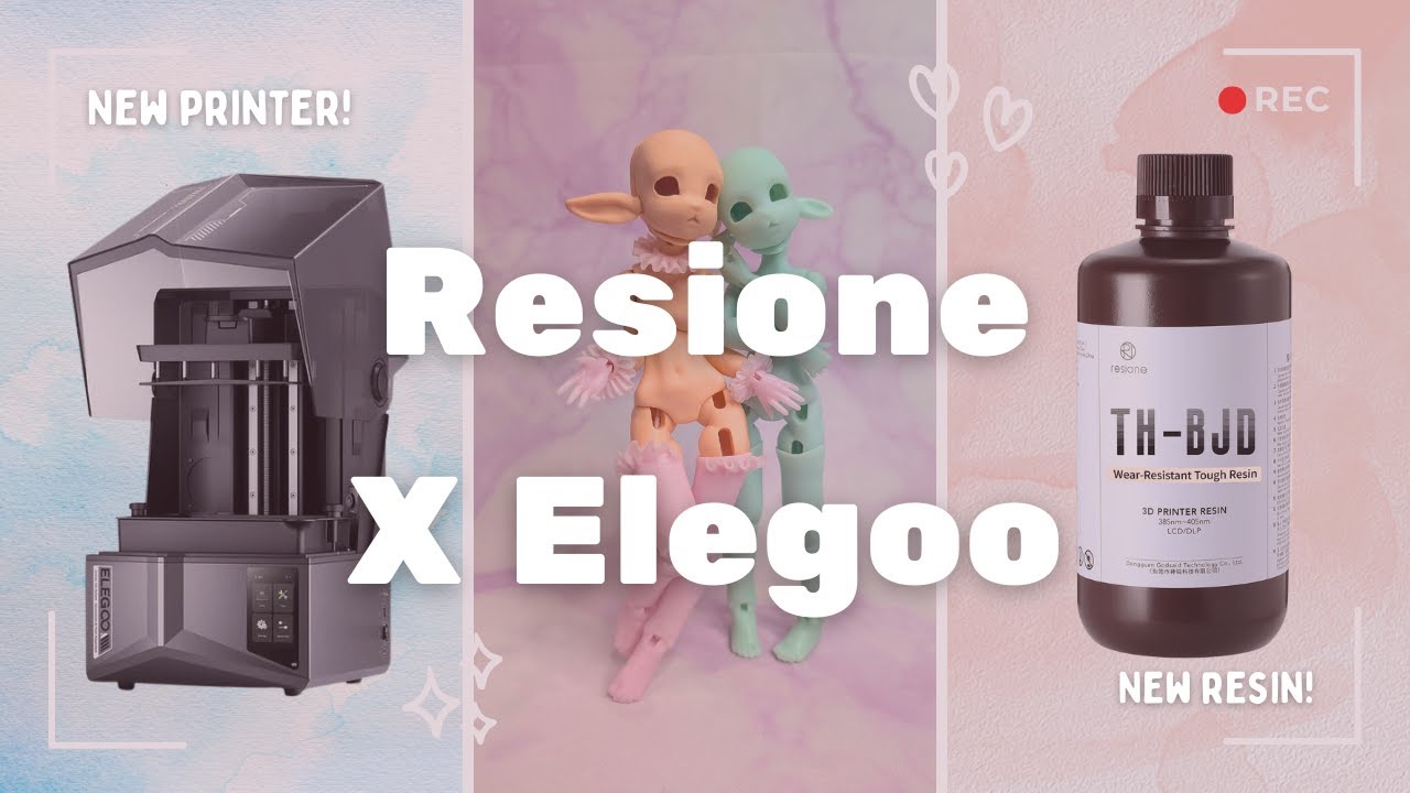 3D Printing Dolls with Resione BJD Resin and the Elegoo Saturn 4 Ultra | Review + Announcement