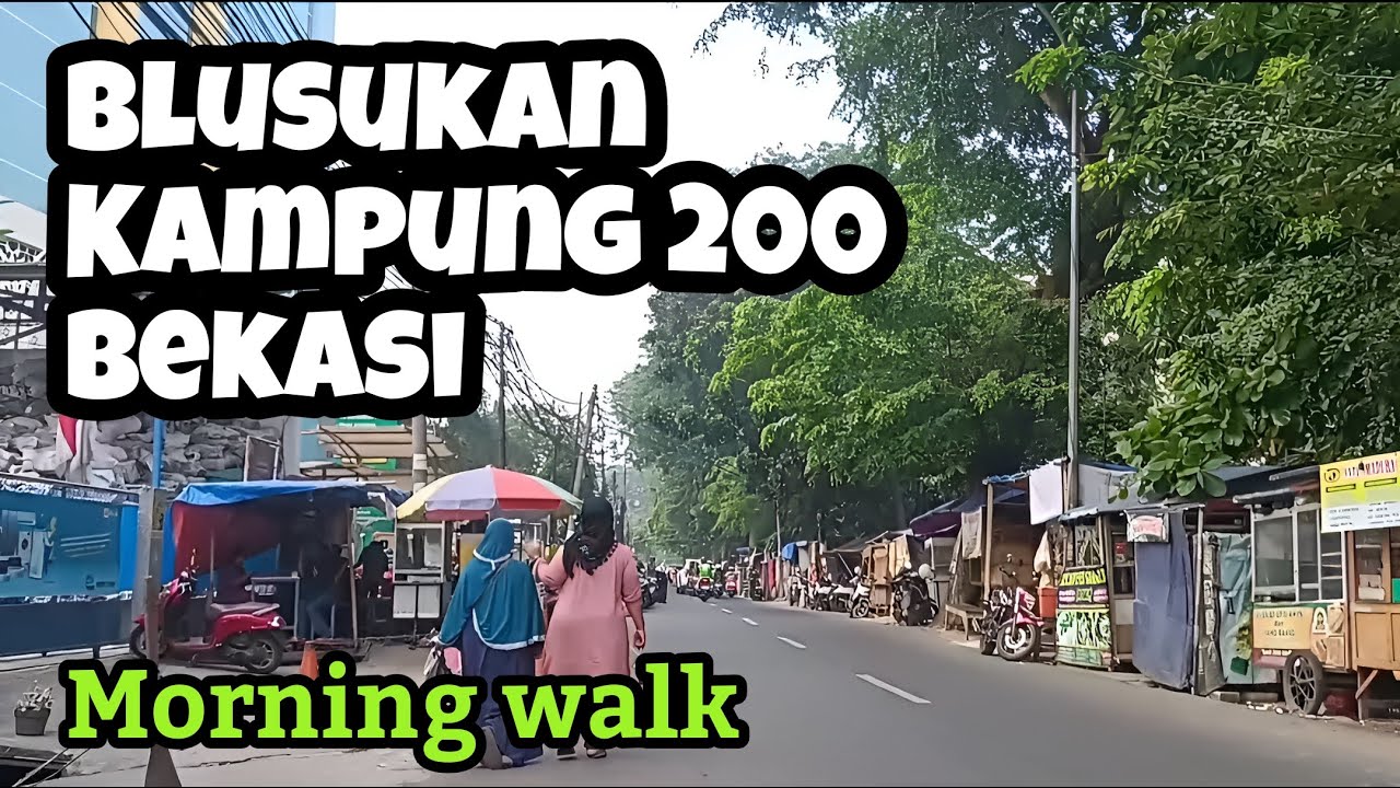 BLUSUKAN PAGI KAMPUNG DUARATUS BEKASI | Morning Walk | @edy_ris