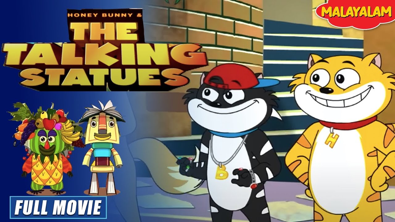Honey Bunny & The Talking Statues | New Movie in Malayalam | Kids Cartoon | YO Kids Malayalam