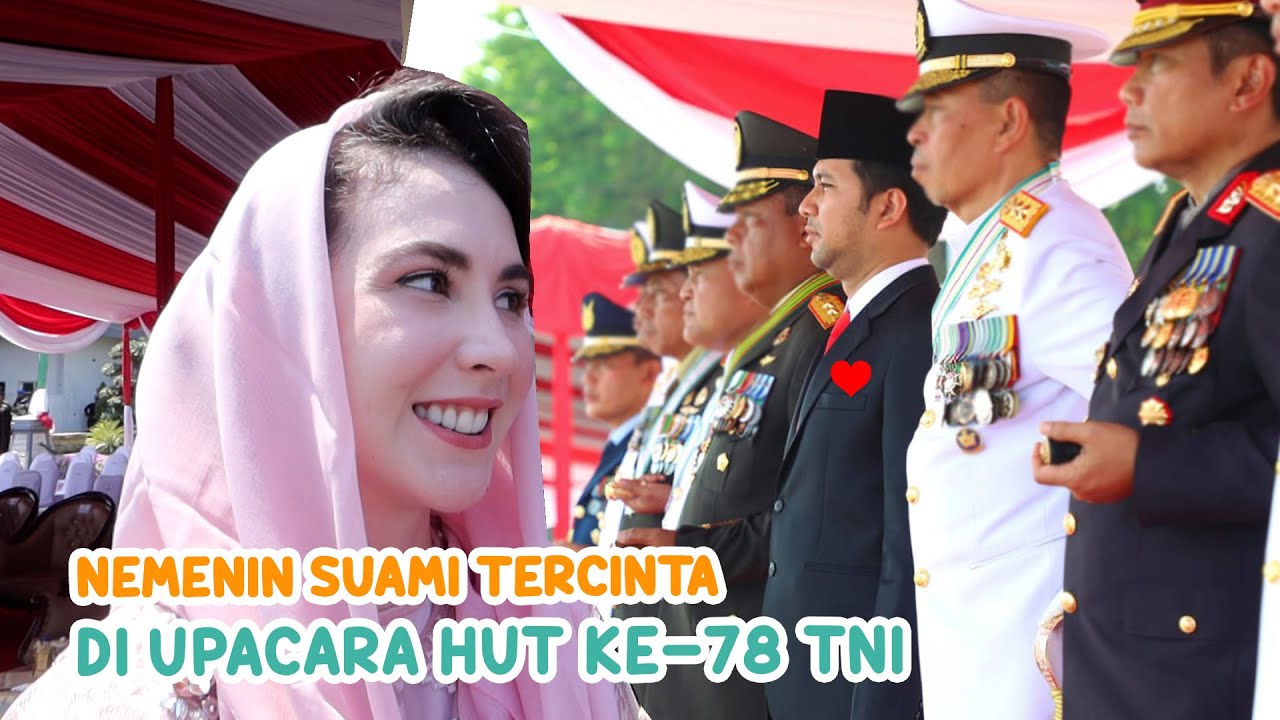 TERKESAN SAMPAI BENGONG DI HUT ke-78 TNI. KOMPAK BANGET! | Arumi Bachsin