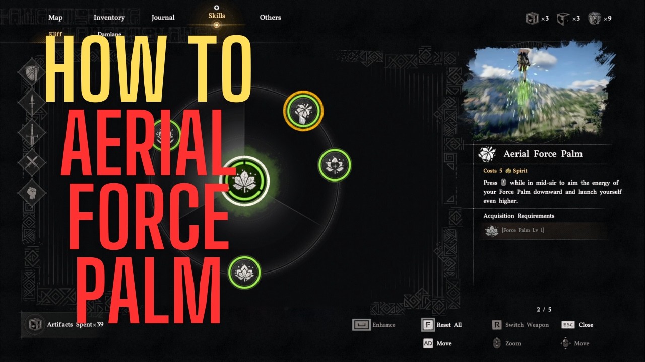 How to Aerial Force Palm | Crimson Desert