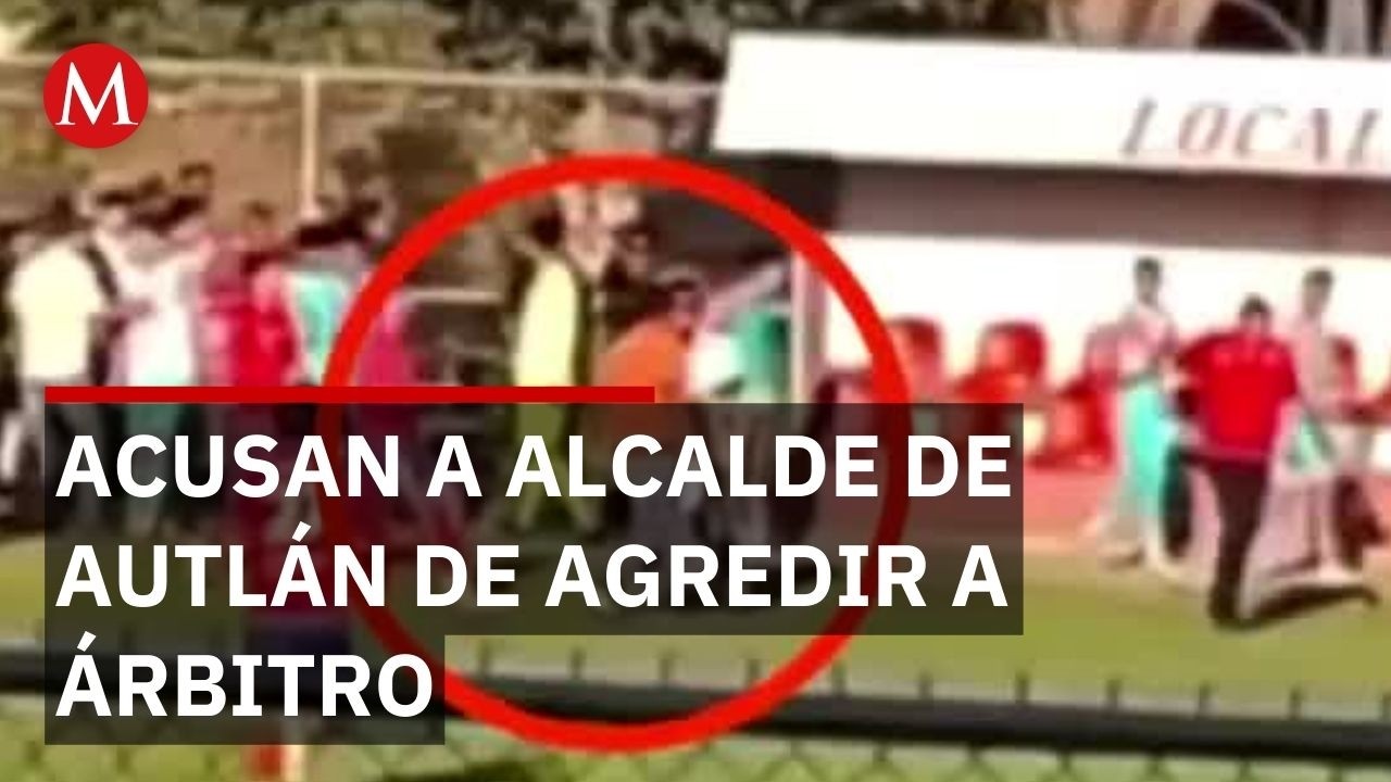 Alcalde de Autl&aacute;n, Jalisco, amenaza a &aacute;rbitro tras finalizar partido