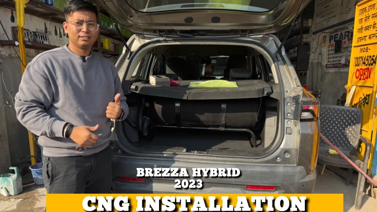 Brezza Hybrid 2023 Approved CNG Installation 