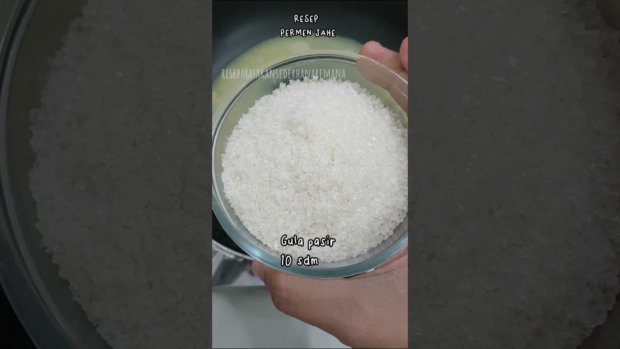 Resep Permen Jahe Homemade #shorts