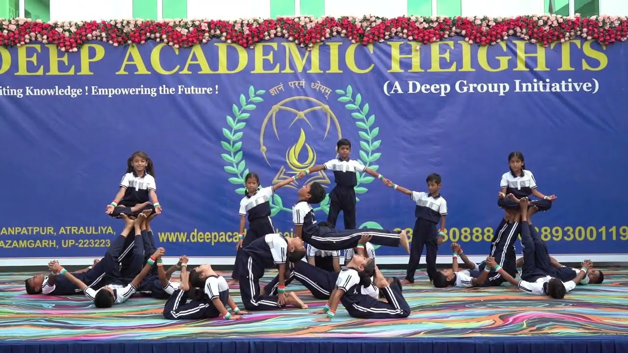 Yoga Poses Demonstration | Health & Wellness | DEEP ACADEMIC HEIGHTS | AZAMGARH