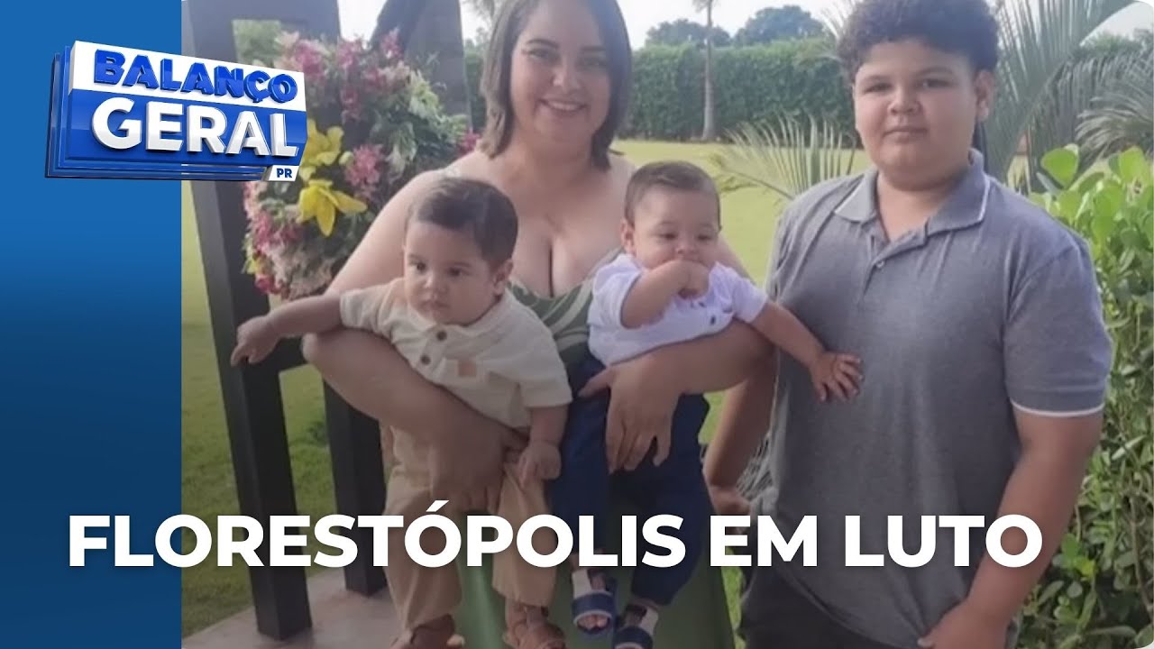 Florestópolis parou para se despedir de seis pessoas da mesma família que morreram em acidente na PR