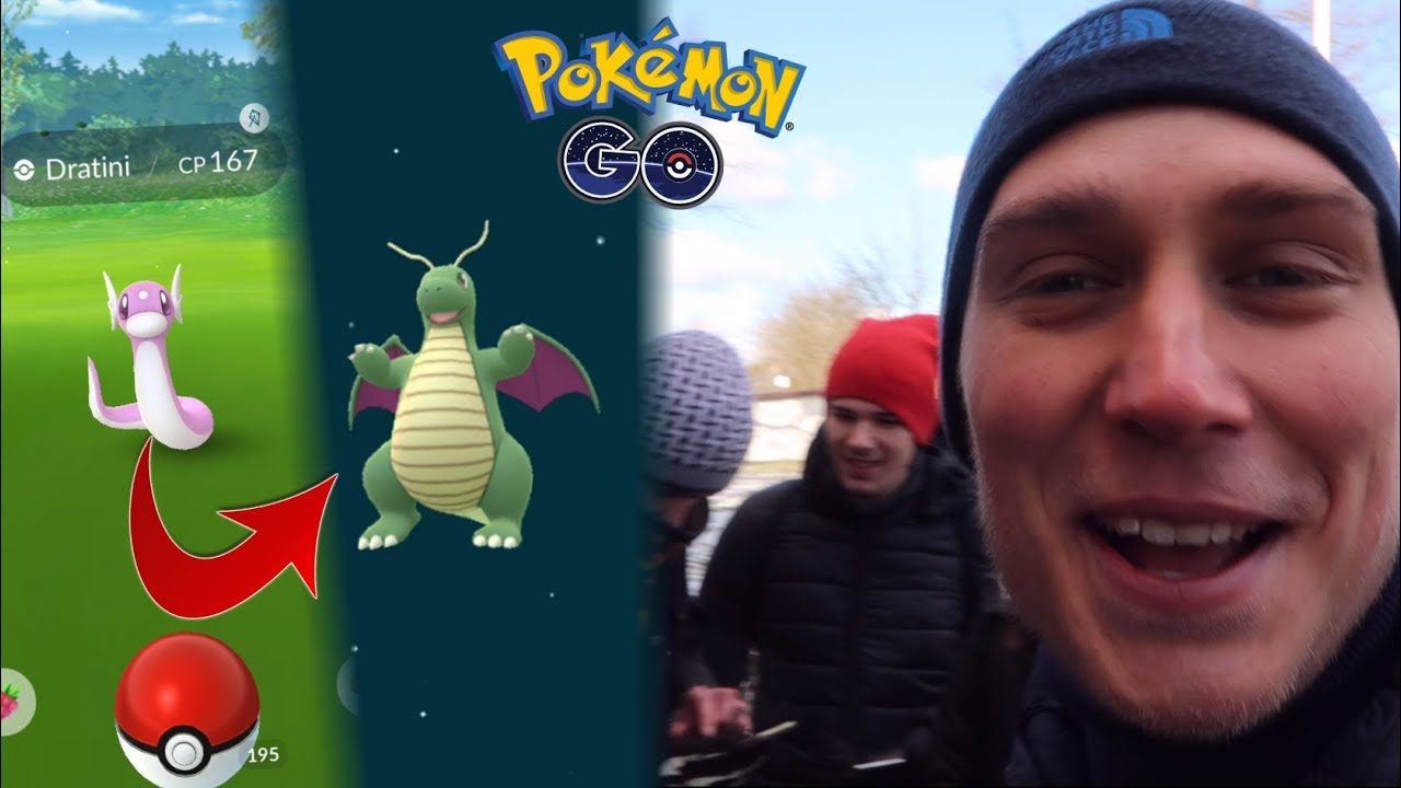 ZŁAPAŁEM SHINY !!! EWOLUCJA W SHINY DRAGONITE W POKEMON GO?