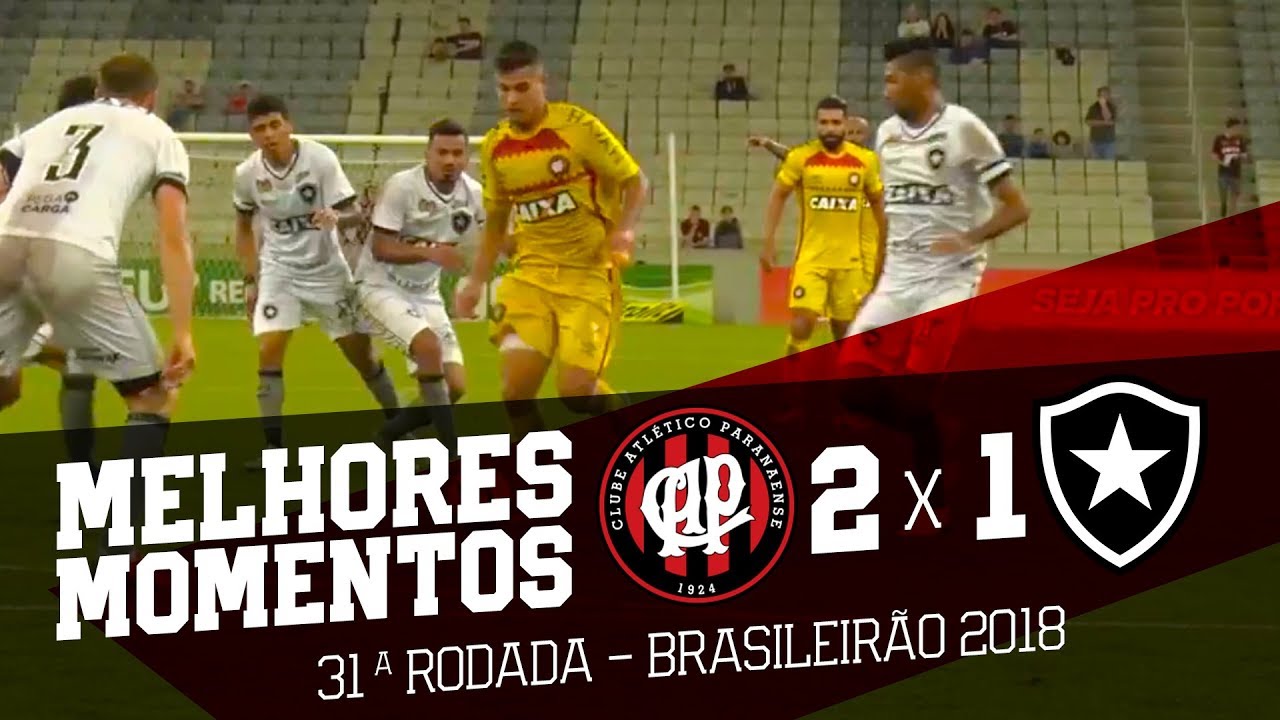 Atl&eacute;tico Paranaense 2x1 Botafogo | MELHORES MOMENTOS