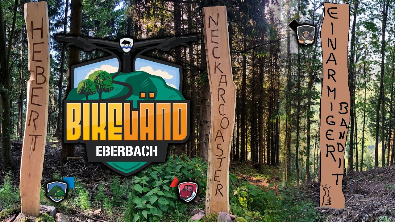 Let's Ride MTB - #Bikeländ Eberbach - Süden Teil 2 (Hebert-Trail, Neckarcoaster, Einarmiger Bandit)