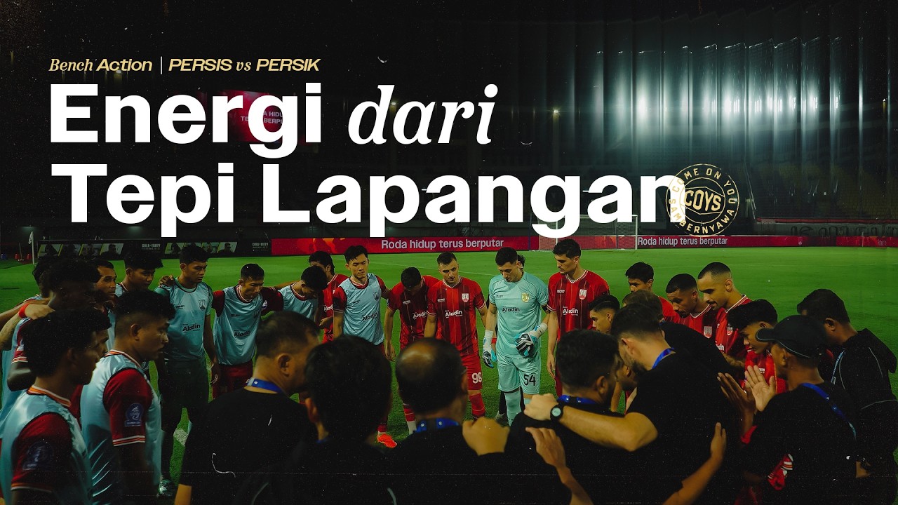 Energi dari Tepi Lapangan 🔥🔴 | Bench Action | PERSIS Solo vs PERSIK Kediri