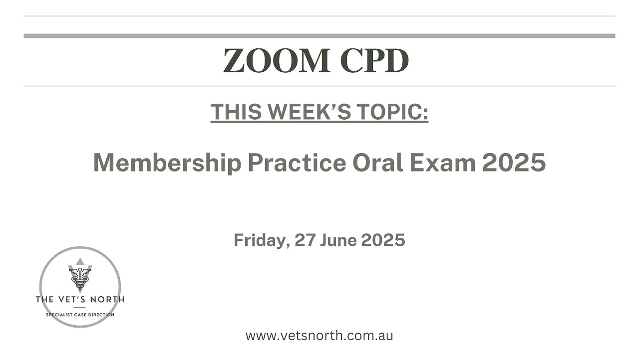 Membership Practice Oral Exam 2025