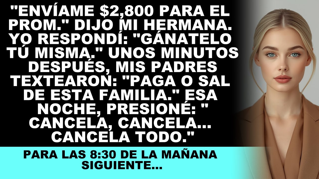 Mis padres gritaron: 
