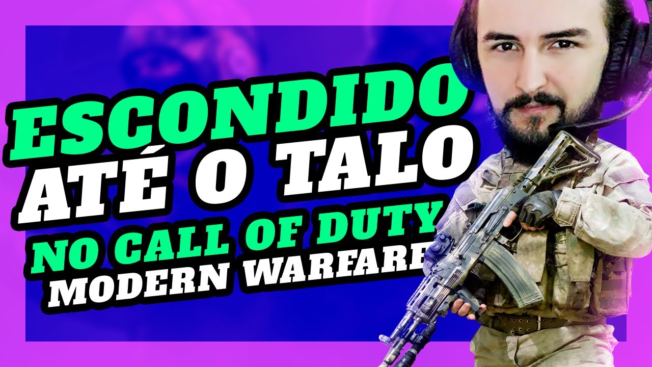 Escondido até talo no Call of Duty