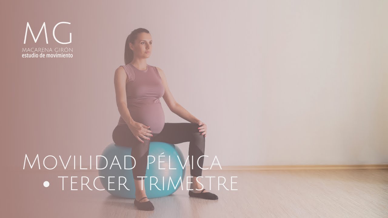 Ejercicios con pelota para embarazadas | Movilidad de la pelvis