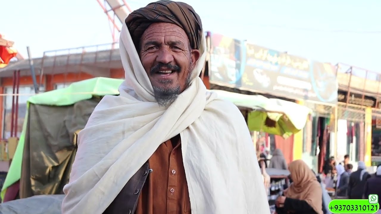 بازار نوآباد شهر غزنی و صحبت با مردم  🥰🙏