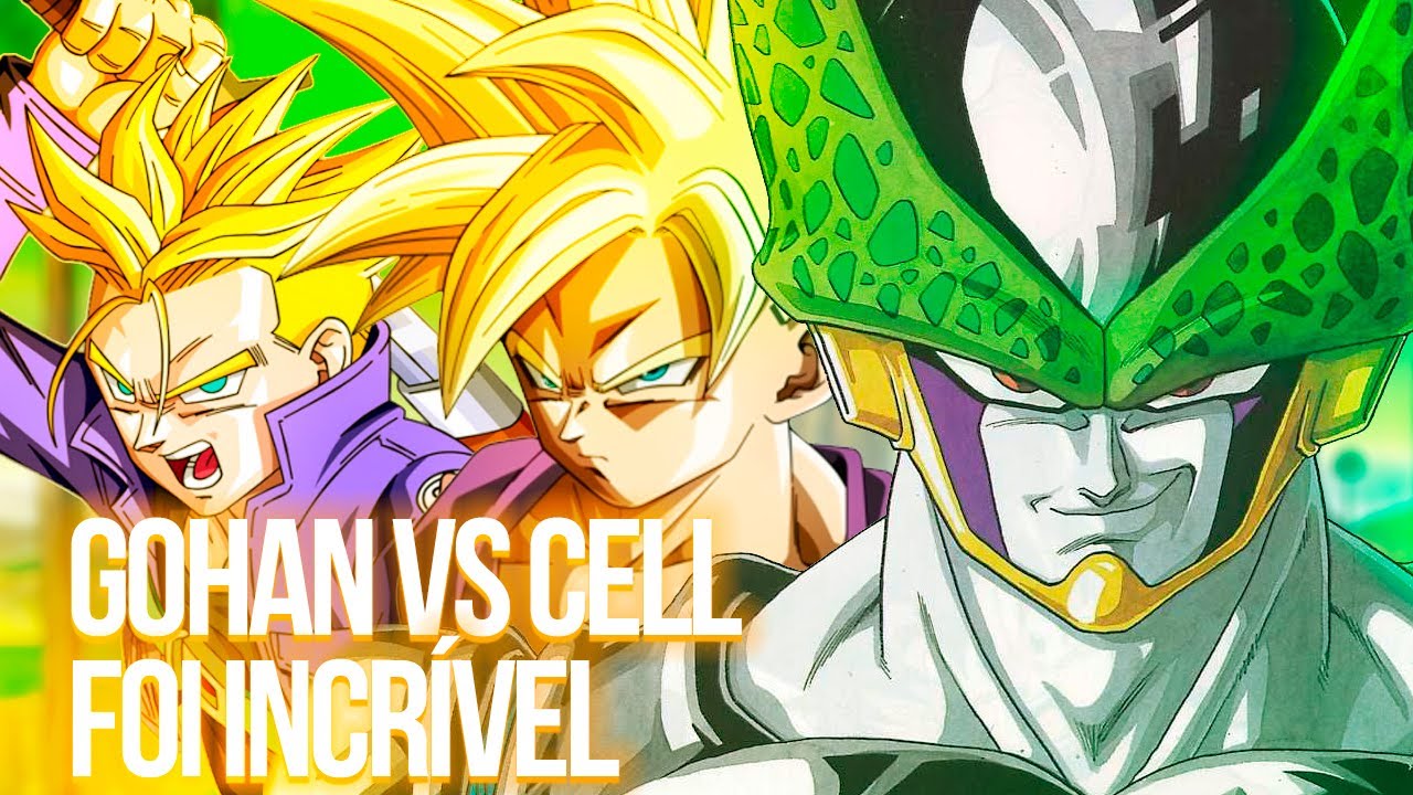 GOHAN VS CELL | Uma das &Uacute;LTIMAS BOAS LUTAS de DRAGON BALL Z