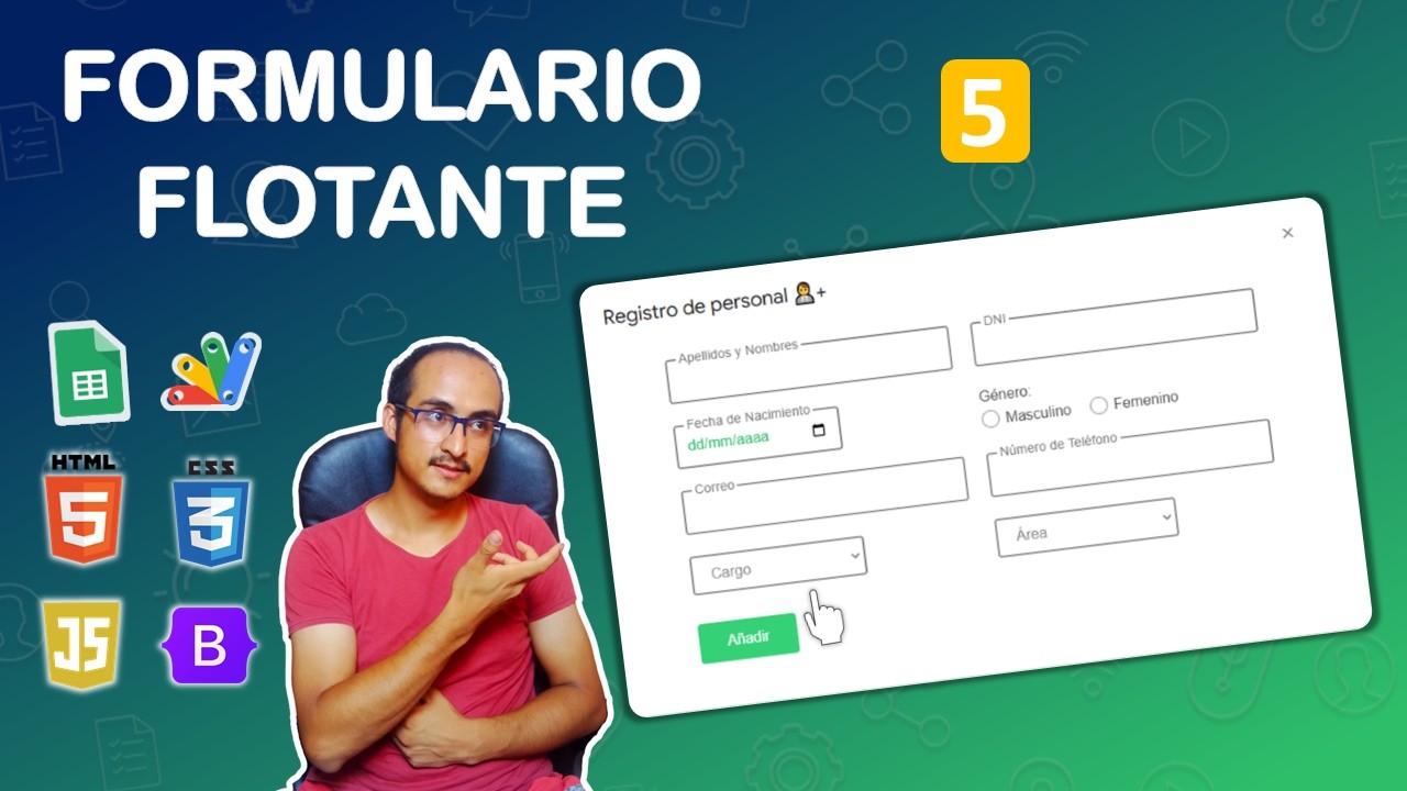 Como crear un formulario de ingreso de datos en Google Sheets - Parte 5
