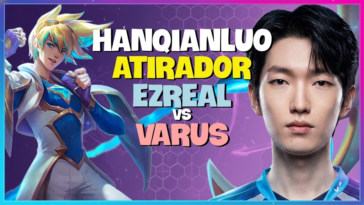 HanQianLuo Ezreal : Esse maluco está MASSACRANDO o Varus no Super Server com COMBO LIMPO