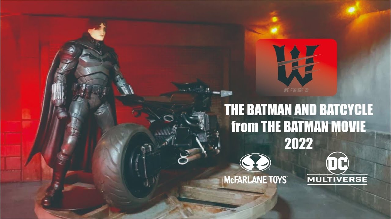 [Review] THE BATMAN Unmasked and BATCYCLE McFarlane from The Batman Movie (2022) || DC comics