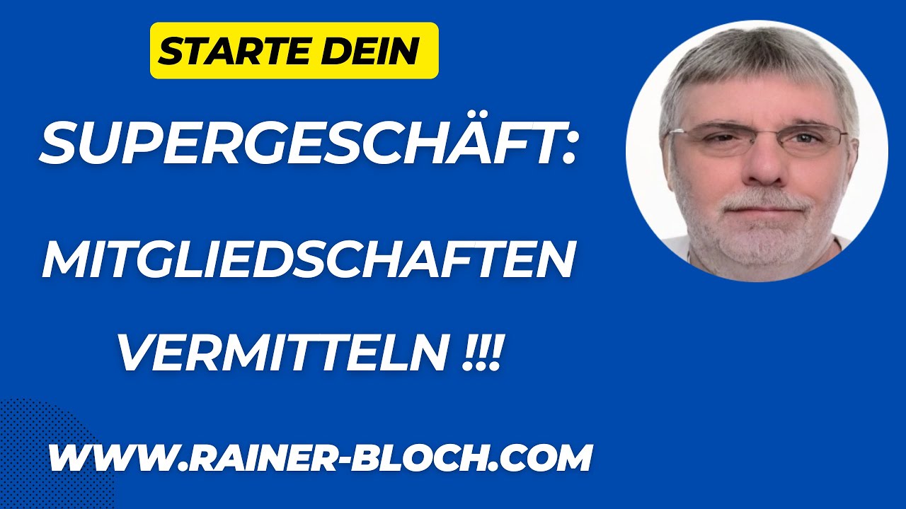 Verdienst Du auch schon mit Mitgliedschaften immer wieder Geld?