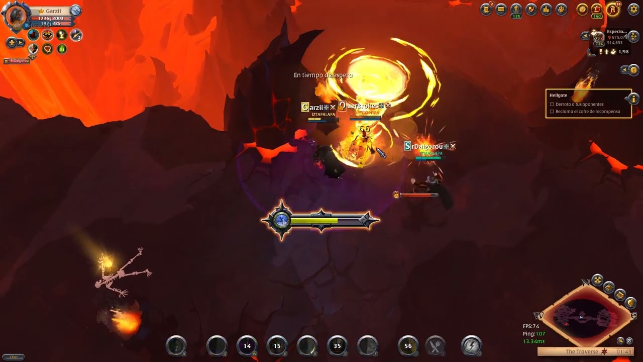 Albion Online Hellgates 2x2 | Incubus Mace and Blazing Staff
