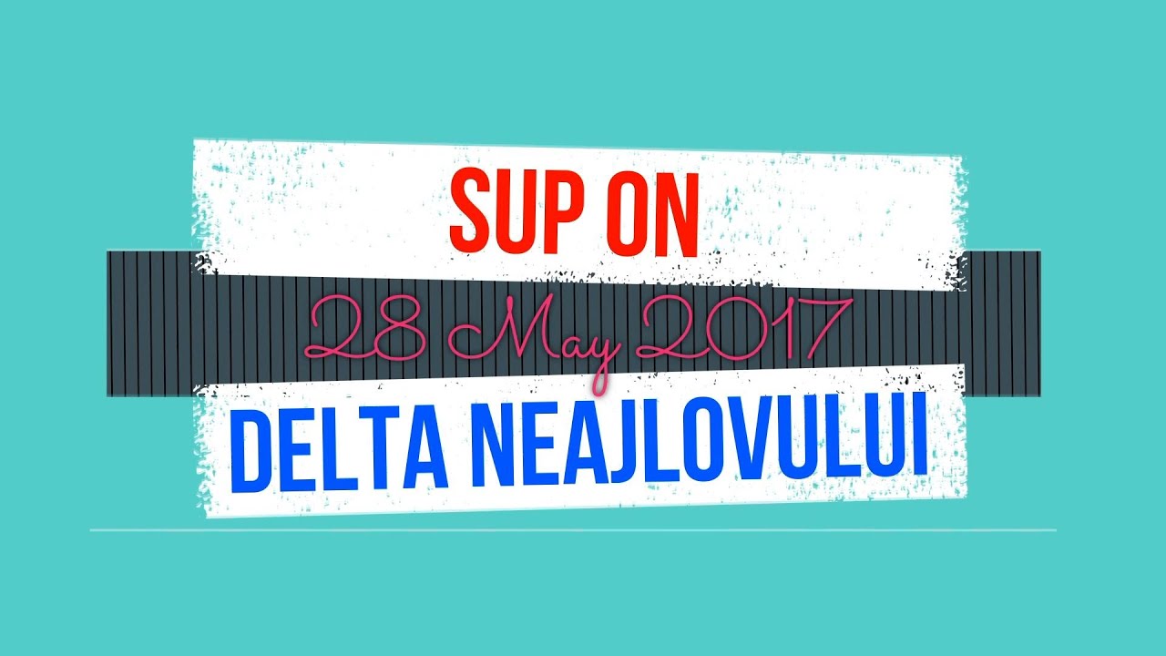 Stand Up Paddle (SUP) on Delta Neajlovului(Romania) May 2017