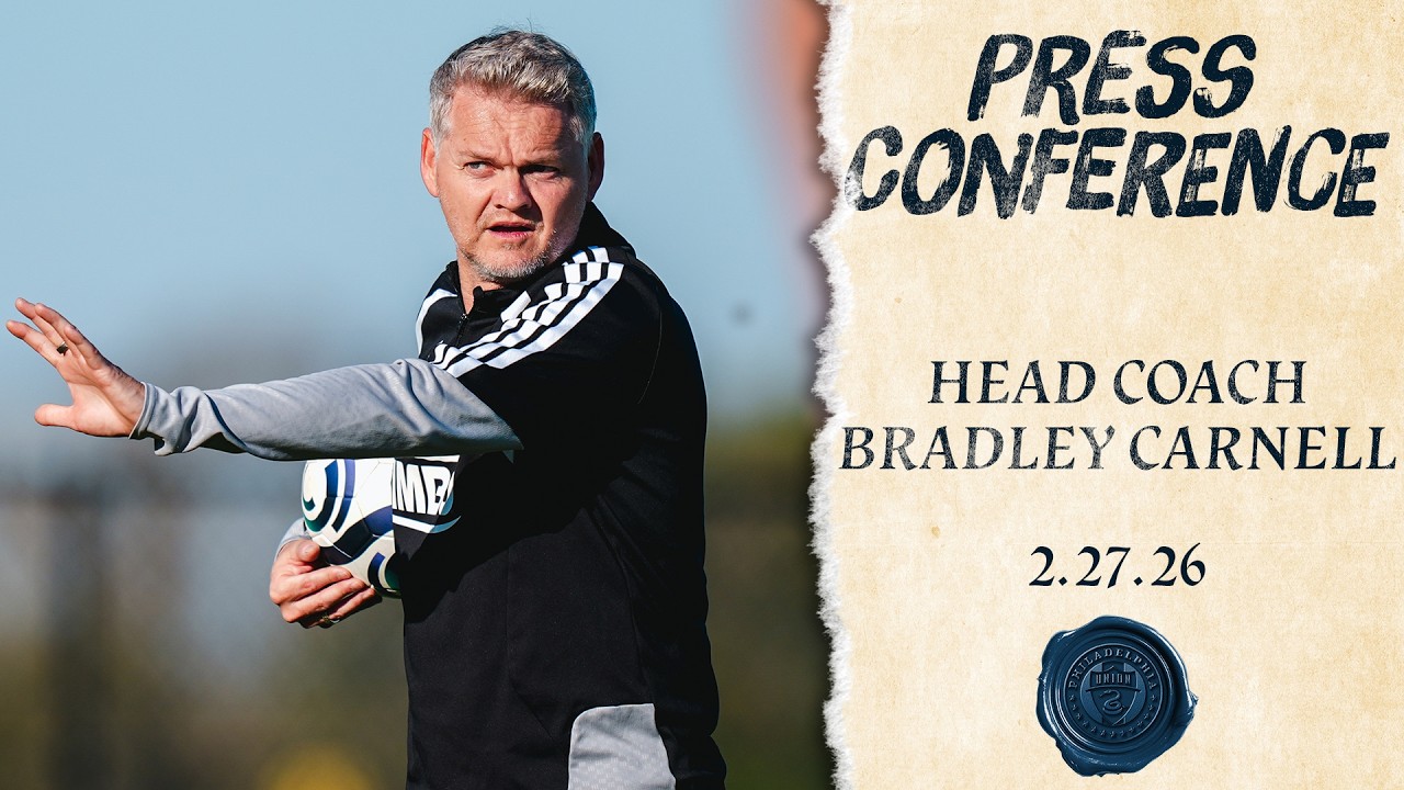 Press Conference | Bradley Carnell ahead of the Union's MLS Home Opener against NYCFC