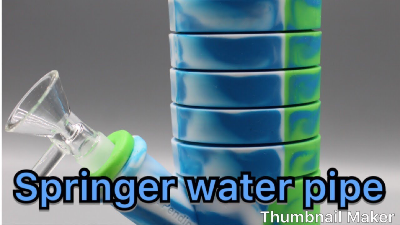 Waxmaid Springer Silicone Water Pipe + Smoke Sesh