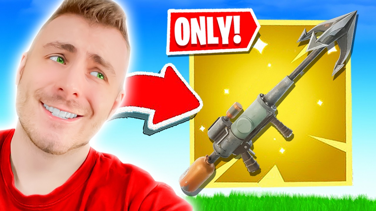 POUŽÍVÁM JENOM HARPUNU!! *Tow Hook Cannon* Ve Fortnite!