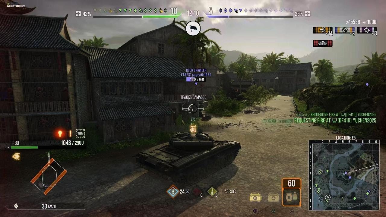 World of Tanks Console || CW || T-80 || 8.5k dmg Ace