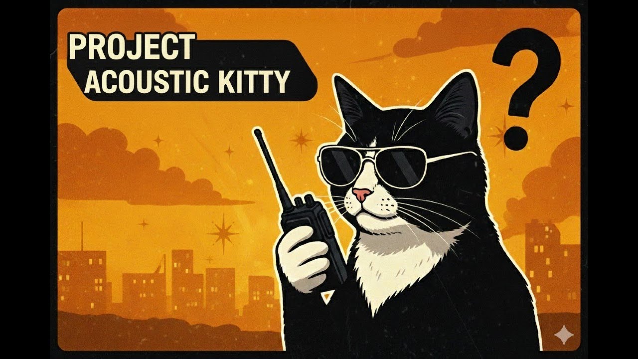 That Time the CIA Trained a Cat To Spy