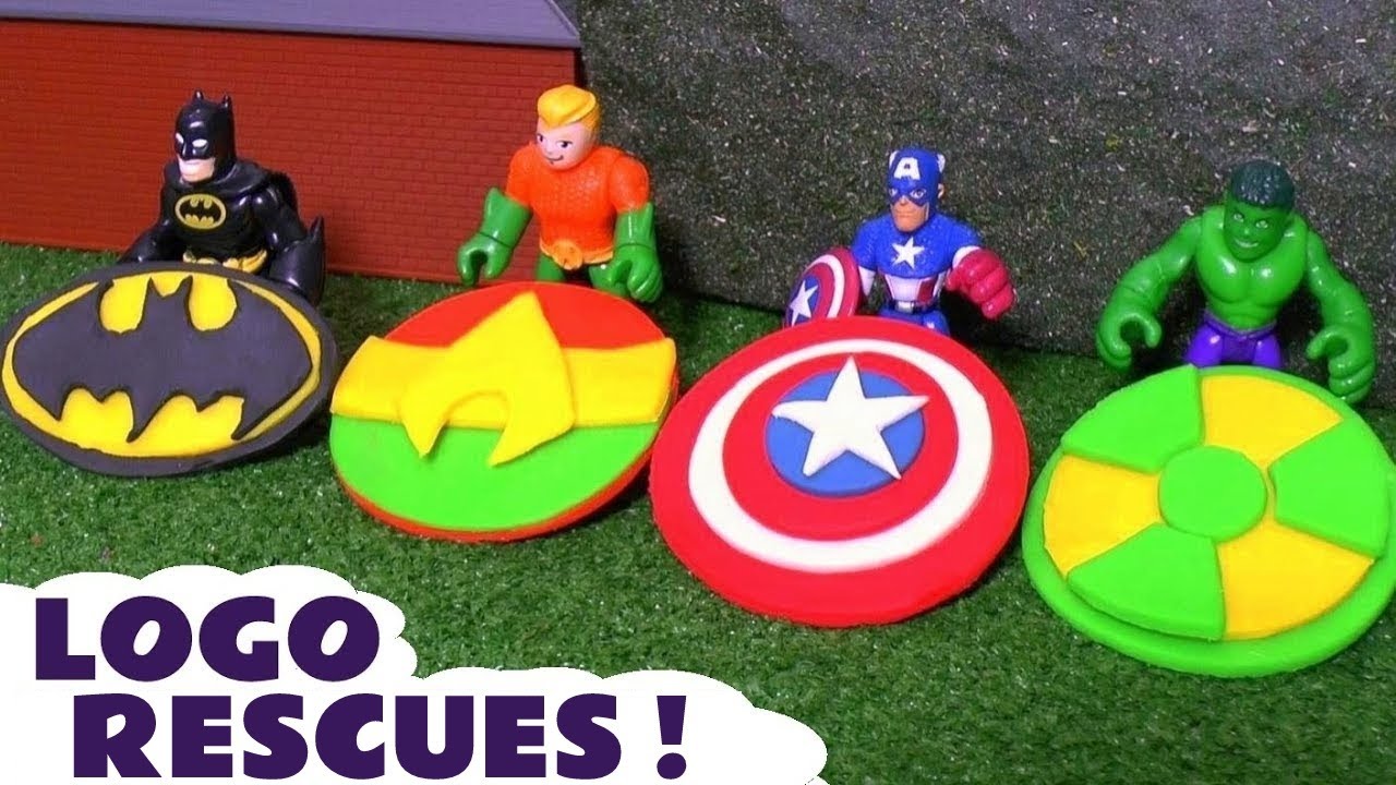 Batman Toys Superhero Badges Story