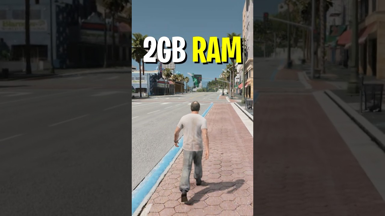 Playing all GTA Games in 2GB RAM 😲