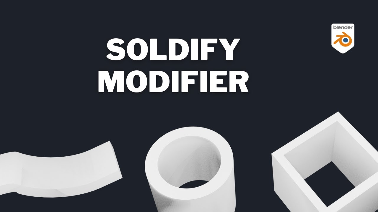 Soldify Modifier | Scientific Illustration